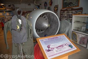 A P&W JT3 engine for a KC-135R at the Maine Air Museum.