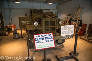 Crash Truck from Dow AAF on display at the Maine Air Museum.