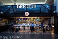 Biergarten between Terminal C and D at LGA.